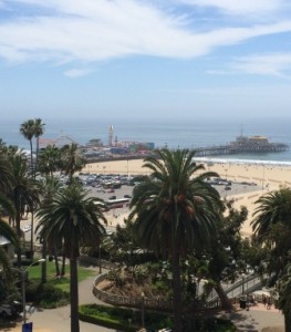 Santa Monica Pier from Our Room