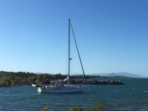 Val and Berend Sailing Out