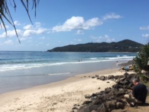 A bit of music by the beach