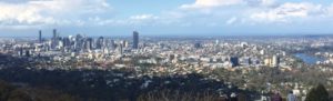 Brisbane from the Mt Coot Tha lookout